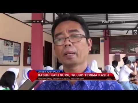 Peringati Hari Guru Dengan Memberikan Bunga Mawar Untuk Para Pengajar - NET 10