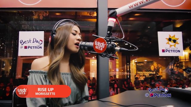 Morissette Amon performs Rise Up LIVE on Wish 107.5 Bus