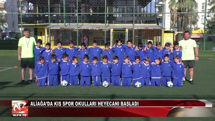 Aliağa’da Kış Spor Okulları Heyecanı Başladı