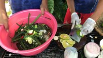 Amazing! This is How to grill frog with the cambodian best taste food