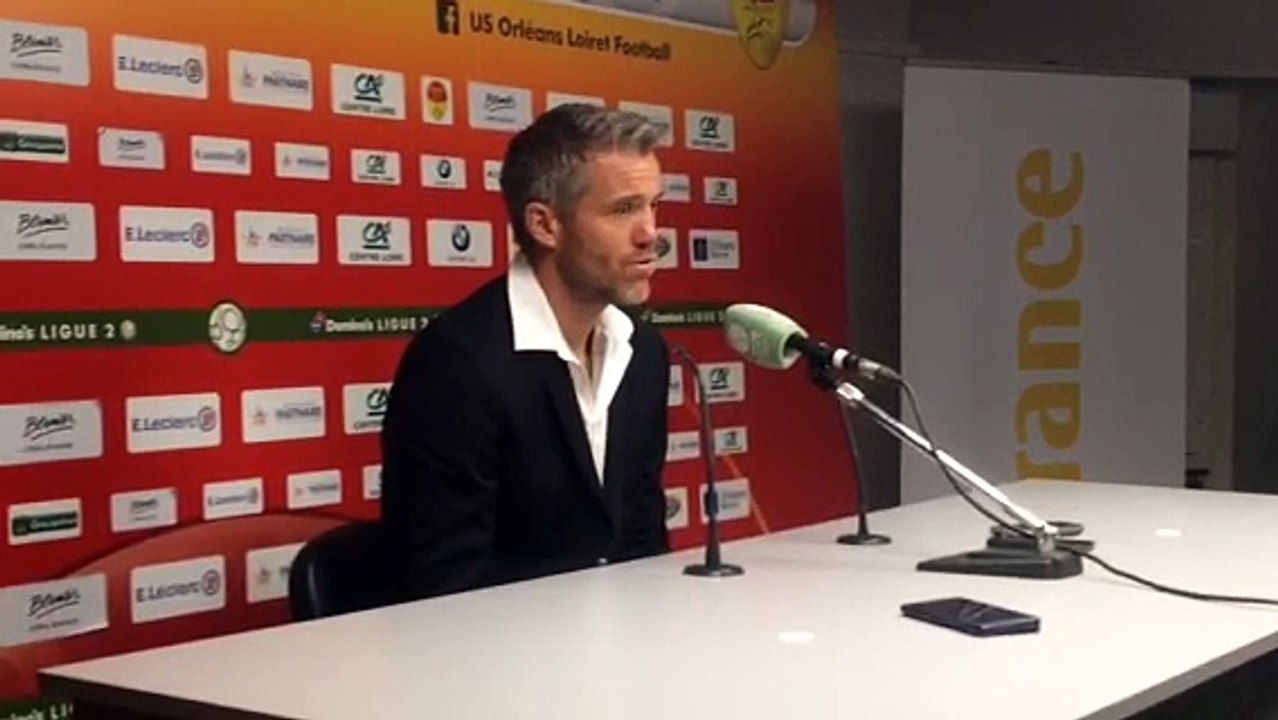 La réaction de Mickaël Landreau après US Orléans - FC Lorient (2ème partie)