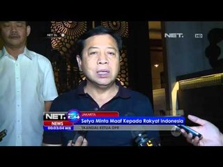 Setya Minta Maaf Kepada Rakyat Indonesia - NET24