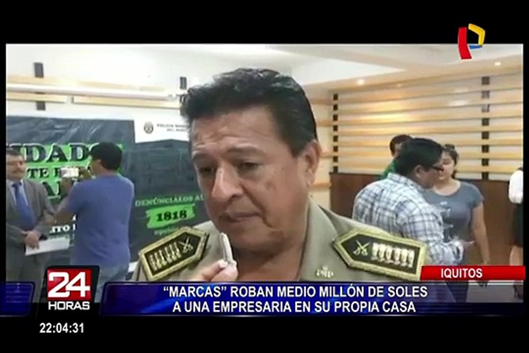 Iquitos: sujetos roban medio millón de soles a una empresaria en su propia casa