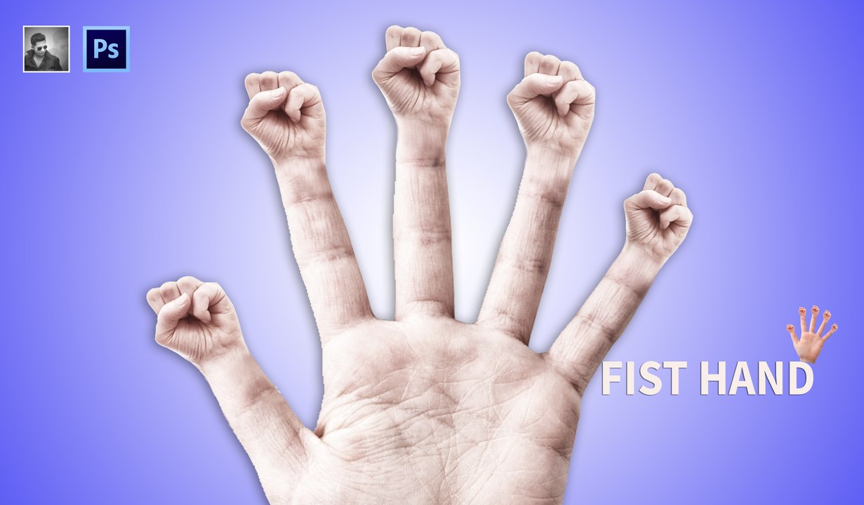 Fist Hand Image | Adobe Photoshop CC 2015 | Ju Joy Design Bangla | By Ibru