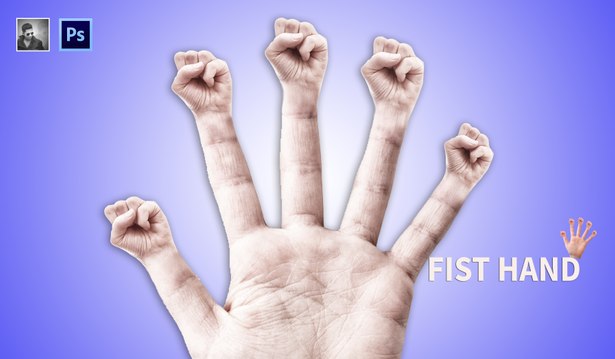 Fist Hand Image | Adobe Photoshop CC 2015 | Ju Joy Design Bangla | By Ibru