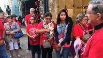 COMIENZO DEL SANTO VÍA CRUCIS POR CIUDAD VIEJA DE JESRUSALÉM - PADRE PEDRO NÚÑEZ