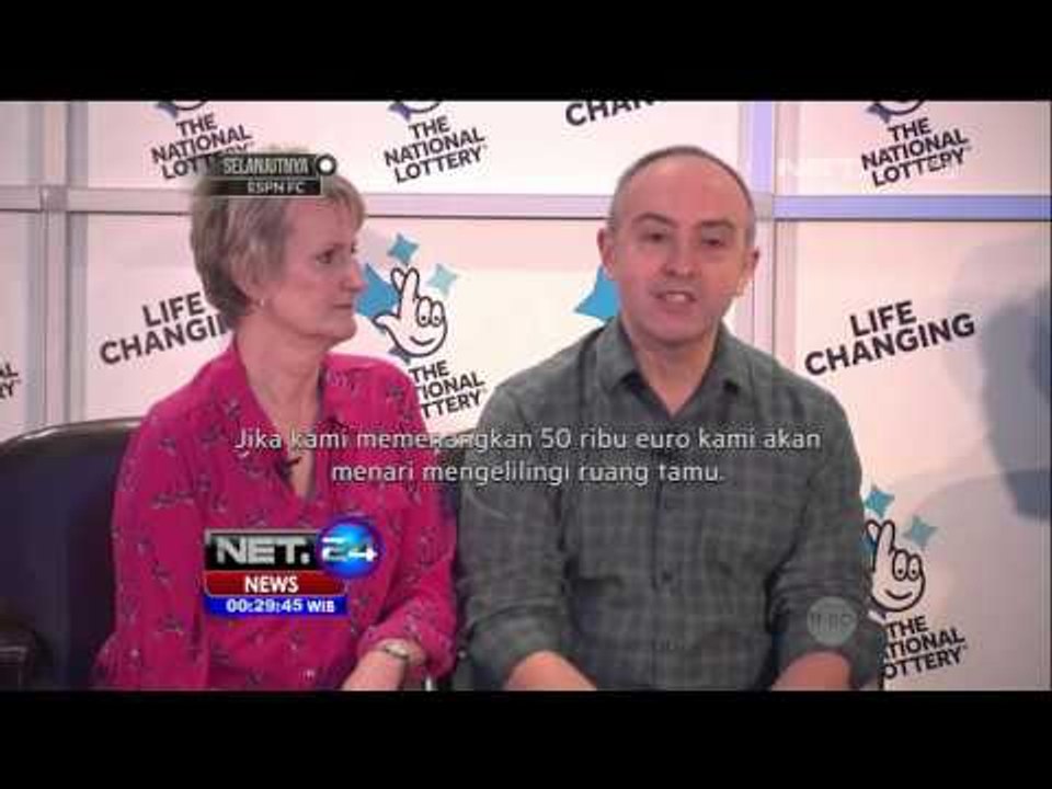 Pasangan Suami Istri Berhasil Menangkan Lotre Senilai Ratusan Miliar Rupiah - NET24