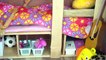 Barbie Bunk Bed Dorm Room Morning Routine - Doll House Toys دمية باربي غرفة نوم