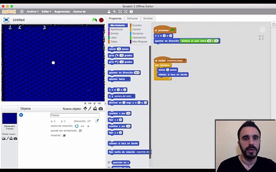 VideoJuego de Arkanoid programado con Scratch (1/3)