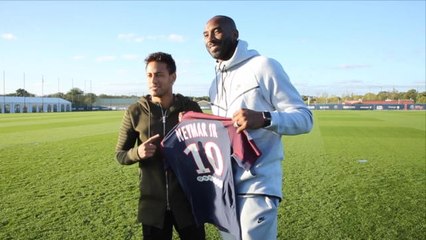 Kobe Bryant visits PSG
