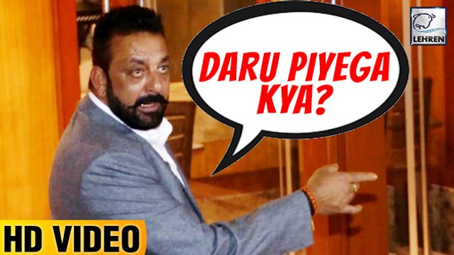 DRUNK Sanjay Dutt Offers Alcohol To Media Photographer At Diwali Party