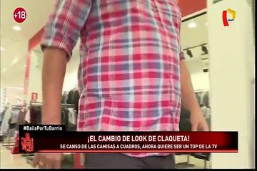 El cambio de look de Claqueta: ahora quiere ser top model de la TV