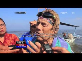 Lansia Berenang di Laut Sejauh 2 Kilometer - NET5