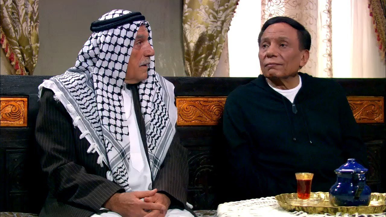 شوف رد فعل الزعيم عادل امام لما سمع النكت البايخة  - ناجي عطا الله