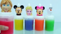 LEARN COLORS MICKEY MOUSE CLUBHOUSE FROZEN SLIME TOYS SURPRISES BEST LEARNING COLORS VIDEO CHILDREN