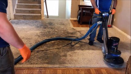 şok eden yerinde halı yıkama öncesi ve sonrası