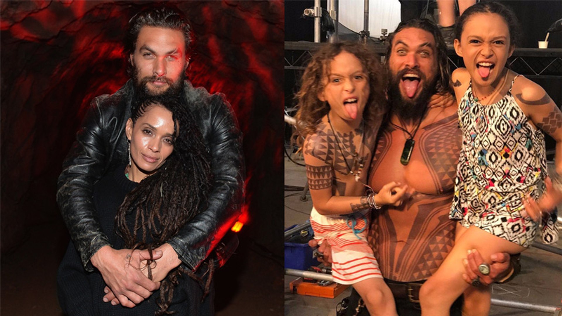 Jason Momoa S Aquaman Wife Kids Video Dailymotion