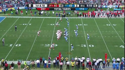 2015 - Spencer Ware zooms it up the middle for 52 yards