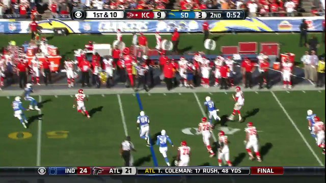 2015 - Chiefs Alex Smith finds Albert Wilson for 23 yards