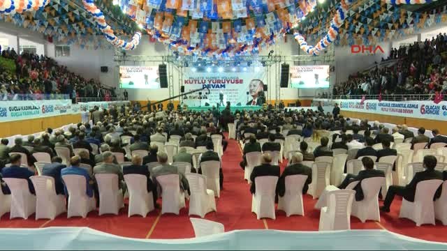 Elazığ Başbakan Yıldırım 6. Olağan Merkez İlçe Kongresinde Konuştu