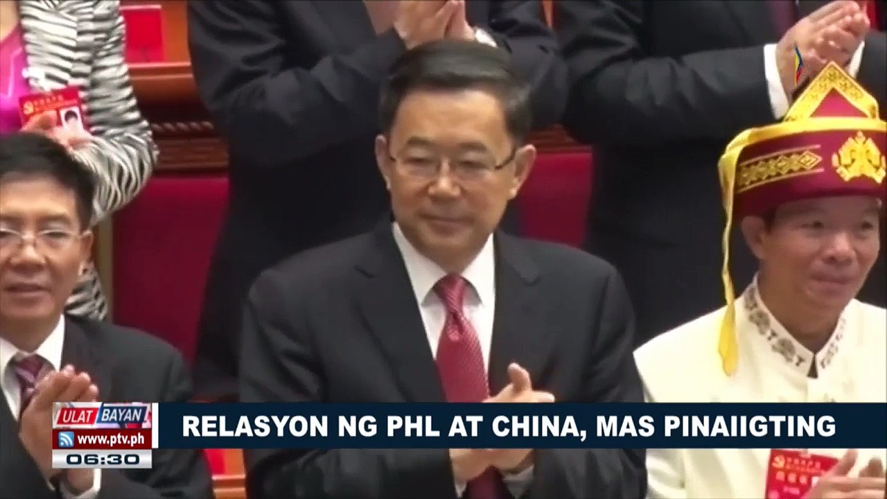 Relasyon ng PHL at China, mas pinaiigting