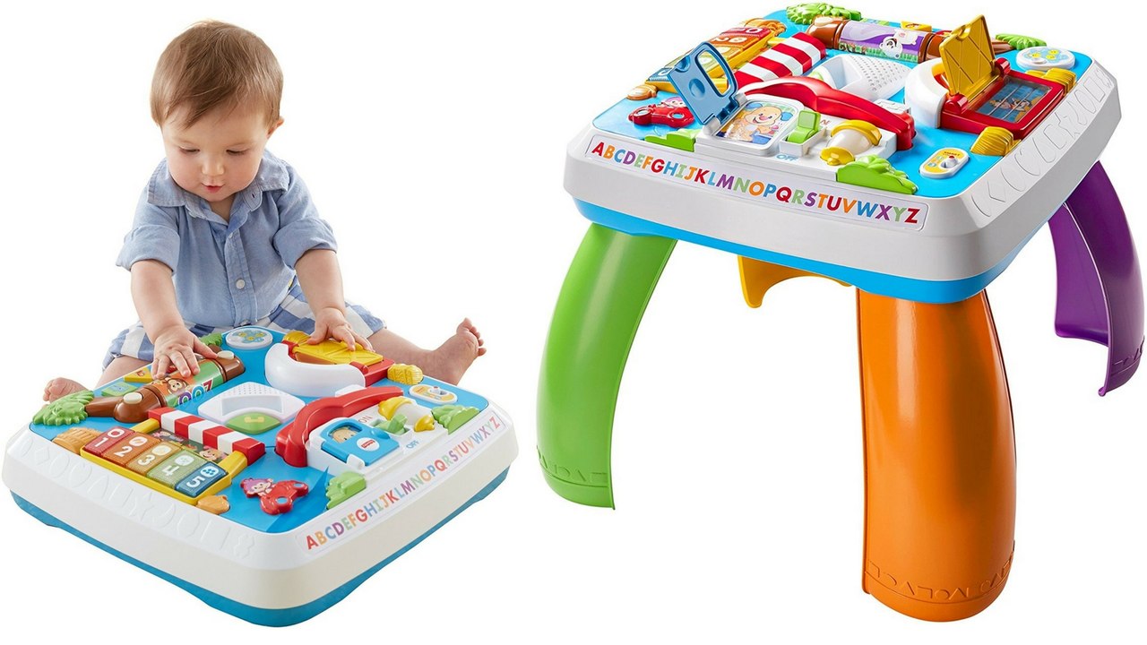 fisher price laugh and learn around the town activity table