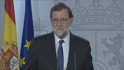 Rajoy envía un mensaje de tranquilidad a los catalanes: "Todo se arreglará"