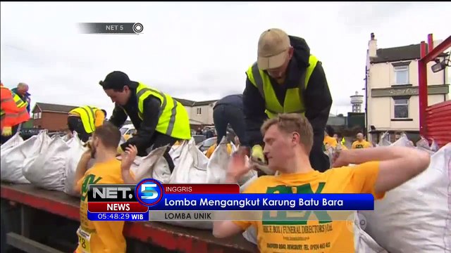 Lomba Mengangkut Karung Batu Bara di Inggris - NET5