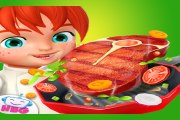Kids Cartoons adventure - education for childrens - Crazy Cooking Steak Maker 3D - Video for kids