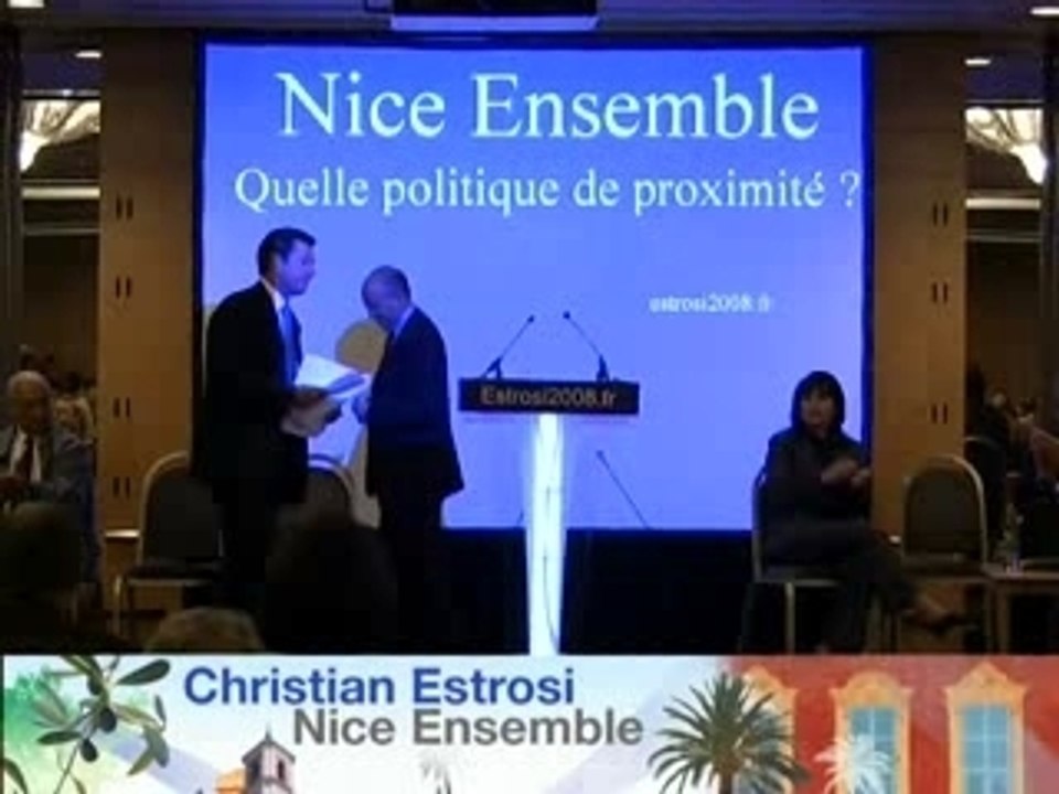 Municipales 2008 Christian Estrosi Hôtel Méridien