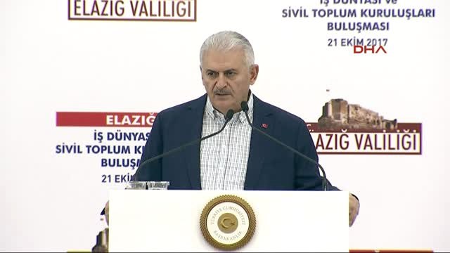 Elazığ Başbakan Yıldırım Stk Temsilcileri ile Buluştu