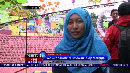 Degdegan, Berjalan Diatas Jembatan Kaca Ini Bikin Nagih - NET12