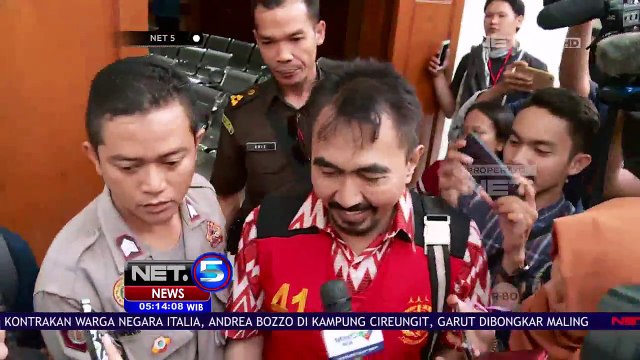 Sidang Perdana Gatot Brajamusti Atas Kasus Kekerasan Seksual - NET5