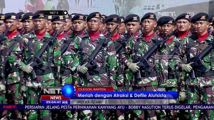 下载视频: Intip Kembali Kemeriahan Perayaan HUT TNI Ke 72, Presiden Saja Sampai Jalan Kaki - NET5