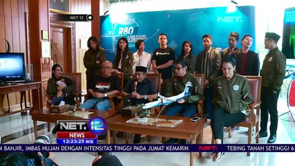 Deretan Artis Ini Berpartisipasi Dalam Penggalangan Dana Untuk Pengembangan Pesawat R80 - NET12