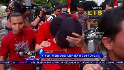 Polisi Menggelar Olah TKP di Spa T One - NET24