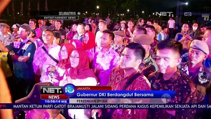 Gubernur DKI Berdangdut Bersama di Peresmian RPTRA - NET10