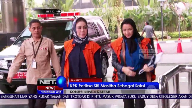 KPK Periksa Dua Pejabat Cantik Siti Masitha dan Rita Widyasari - NET12