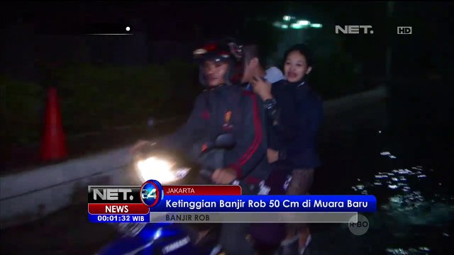 Banjir Rob Genangi Kawasan Pelabuhan Muara Baru Hingga 1 Meter - NET24