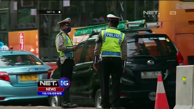 Kondisi Lalu Lintas Hari Pertama Sterilisasi Jalur Busway - NET16