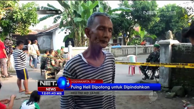 Evakuasi Helikopter Melibatkan Alat Berat & Tertutup - NET12