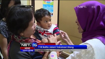 IDAI Rekomendasikan Pemberian Vaksin Ulang Sesuai Prosedur -NET16 21 Juli