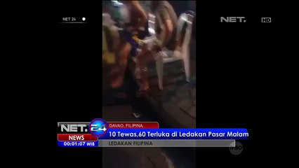 Download Video: Ledakan di Pasar Malam Davao, Filipinan Tewaskan 10 Orang - NET24