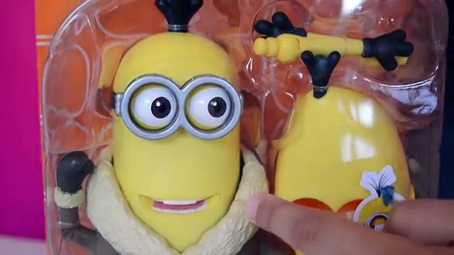 New Build A Minion Arctic Kevin /Banana 3 IN 1 Action Toy Figure | Minion Goggles
