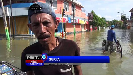 Sungai Meluap, Rendam Akses Jalan - NET 10