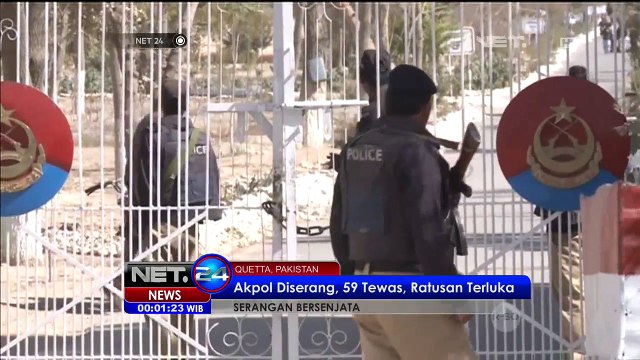 Akpol Pakistan Diserang, 59 Tewas dan Ratusan Orang Terluka - NET24