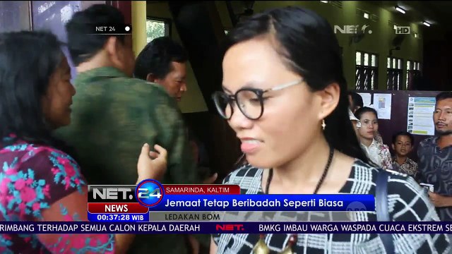 Sempat Diteror Bom, Jemaat Gereja Oikumene Tetap Beribadah Dengan Tenang - NET24