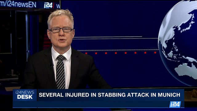 i24NEWS DESK | Several injured in stabbing attack in Munich | Saturday, October 21st 2017