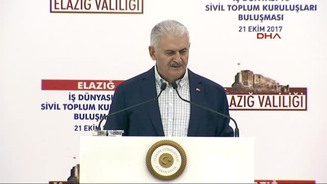 Elazığ Başbakan Yıldırım Stk Temsilcileri ile Buluştu