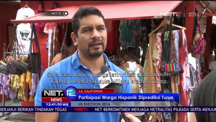 Partisipasi Warga Hispanik Diprediksi Menurun pada US Election 2016 - NET 12